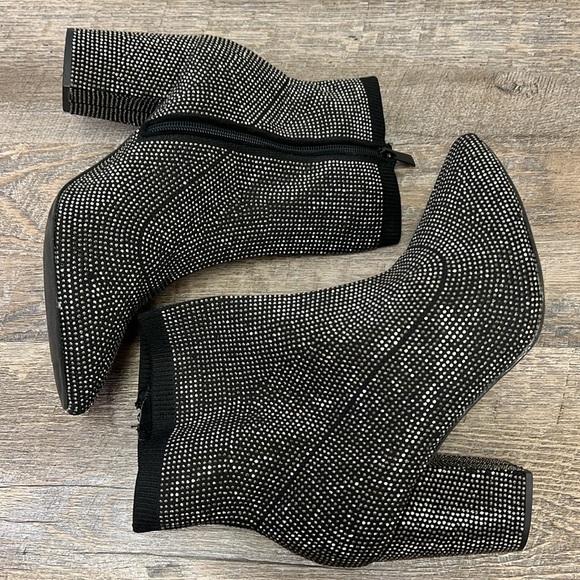 Torrid Stretch Knit Embellished Bootie 10WW - Picture 11 of 16